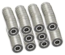 608-2RS Skateboard Bearing, 8x22x7, Sealed (Pack of 100)
