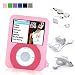 (5 in 1 Two-tone Nano many colors available) Brand New Two Tone Apple Ipod Nano Video Silicone Skin Fits Apple 4gb Ipod Nano with Video, Apple 8 Gb Ipod Nano with Video and Other Apple Ipod Nano Video + Removable Beltclip + Universal Armband + Car Charger for Ipod Nano + Travel Charger for Nano 3rd Generation + Retractable Data Cable for Apple Ipod Nano