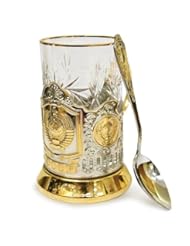 Single Detail Page Misc: Drinking Glass Holder "USSR Coat of Arms"