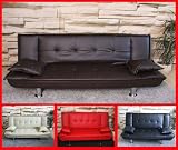 Schlafsofa Schlafcouch Lounge-Sofa Couch M48,Kunstleder