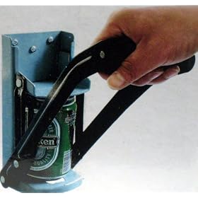 2 Can Crusher Bottle Opener 12 oz Recycle Aluminum 2in1 by IIT
