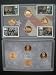 2009 Lincoln Proof Set 4 cent US Mint four Coins in Original Hold and 4 New Commemorative Stamps.