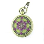 New ~MUST SEE~ Vintage Floral Case Ladies Pocket Watch $12.95