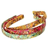 L.Erickson USA Bucol 1/2 Headband - Kaleidoscope 100% Silk Charmeuse