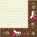 Serviettes en papier Pferdefreunde - Amis des chevaux - Anniversaires