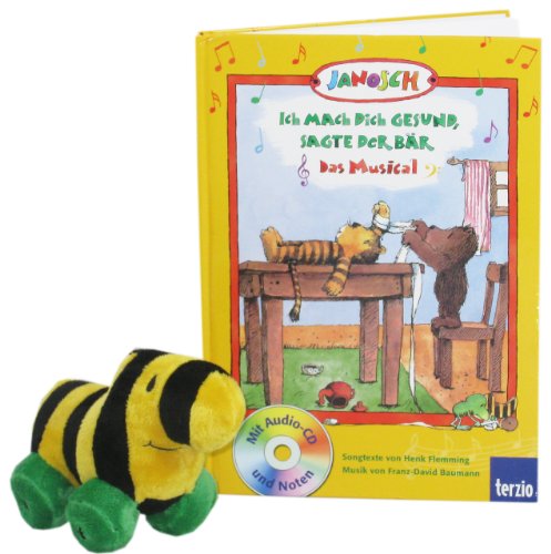 Janosch 506176 - Tigerente und Buch mit CD Set, 17 cm