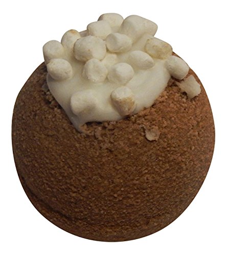 Hot Cocoa Scented Bath Bomb, Made with Chocolate and Marshmallows, By Diva Stuff