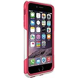 OtterBox COMMUTER iPhone 6 Plus/6s Plus Case - Frustration-Free Packaging - NEON ROSE (WHISPER WHITE/BLAZE PINK)