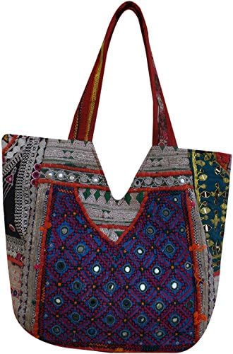 Jaipur Forever Women's Patchwork Bags Tribal Ethnic Designer 56Cm*40Cm Antique Color