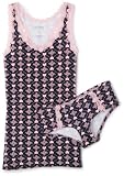Rocawear Women's Laced Trimmed Tank With Cheeky Set,All Over
Print,Large