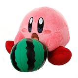 Kirby's Adventure Eating Watermelon Kirby 6" Plush Doll Toy