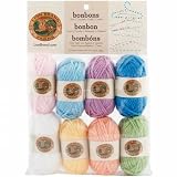 Lion Brand Yarn 601-620 Bonbons Yarn, Pastels