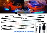 LEDGLOW Blue LED Slimline Underbody Underglow Kit
