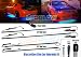 LEDGLOW Blue LED Slimline Underbody Underglow Kit