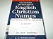 The Oxford Dictionary of English Christian Names (Oxford Quick Reference)