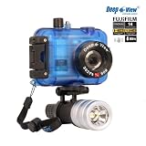 Produkt-Bild: Pack HD14 Deep Fujifilm Finepix AV200 + 80m Dichtes Unterwassergeh&auml;use + LF300 3W Fackel