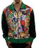 ED HARDY Christian Audigier Only Live Tattoo Mens Track Jacket Shirt Top