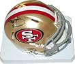 Donte Whitner Autographed San Francisco 49ers Riddell Speed Mini Helmet, Super Bowl XLVII, Proof Photo