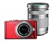 Olympus E-PL3 Compact System Camera - Red (M.ZUIKO Digital 14 -42mm II R and M.ZUIKO Digital 40 -150mm Lenses)
