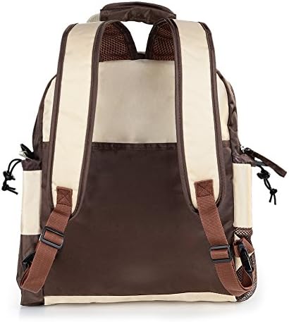 Baby Diaper Tote Bags Backpack Multi-function Fashion Mummy Bag Baby Diaper Bag Nursery Bag (Khaki)