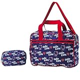 ハローキティ ボストンバッグ(ロゴ)