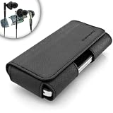 51sT9PbmAXL. SL160  Black Leather Wing Case for Blackberry Curve 3G, Torch, Pearl 3G, Bold, Storm2, and Curve Phones   Includes GOgroove BLISSBuds Performance Earbuds with AP Noise Isolation Technology **Includes 4 in 1 Card Reader**
