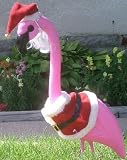 Large Pink Flamingo with 5 Seasonal Outfits Costumes /Clothes