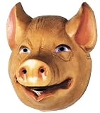 Costumes For All Occasions MA80 Pig Mask Plastic Childs
