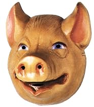 Pig Mask Plastic Childs Costume Accessory