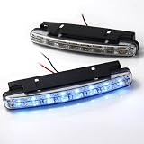 8 LED Daytime Running Light DRL Lamp Kit For Jeep Grand Cherokee Liberty Patriot... by Astra Security