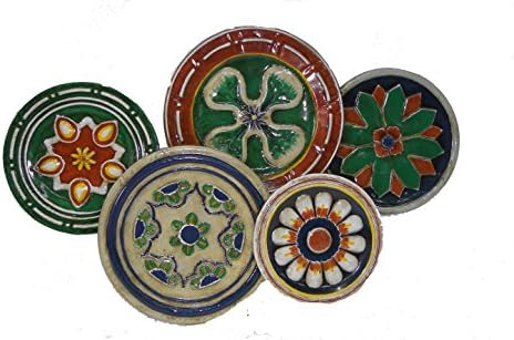 Metal Southwest Plate Sculpture Hand Painted Designed by Local Colorado Artist