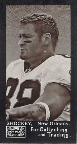 2008 Topps Mayo Mini Yale Blue Backs Jeremy Shockey New Orleans Saints #107 Football Card