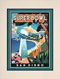 Matted 10.5 x 14 Super Bowl XXXVII Program Print | Details: 2003, Buccaneers vs Raiders