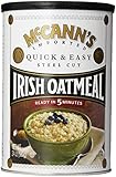 McCANN'S Steel Cut Irish Oatmeal, Quick & Easy, 24-Ounce Canisters (Pack of 6)