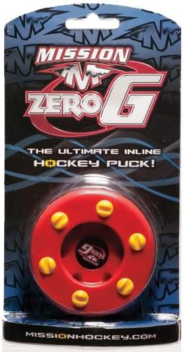 Mission Hockey Zero G Inline Hockey Puck - Red