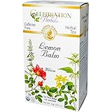Celebration Herbals Lemon Balm Tea Bags, 24 Count