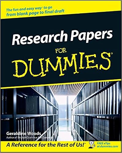 How to Write a research paper for dummies « Humanities