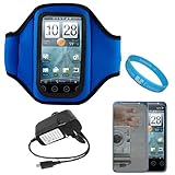 Durable Neoprene Exercise Sports Workout Armband with Adjustable Velcro Str ....