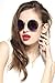 2016 Sexy Oversized Large Round Sunglasses For Women Rainbow Mirrored