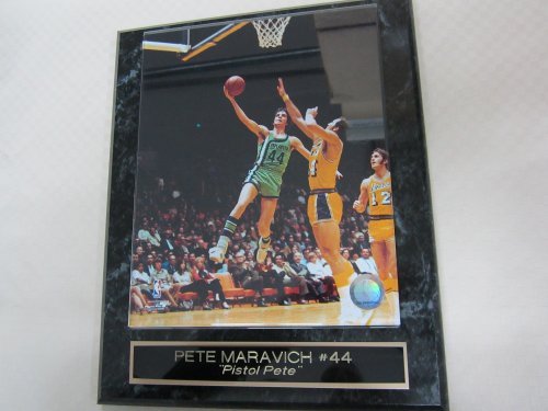 Pete Maravich Atlanta Hawks Engraved Collector Plaque w/8x10 Photo