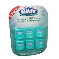 Glide-Crest Dental Floss - 43.7 yd, 6 pack