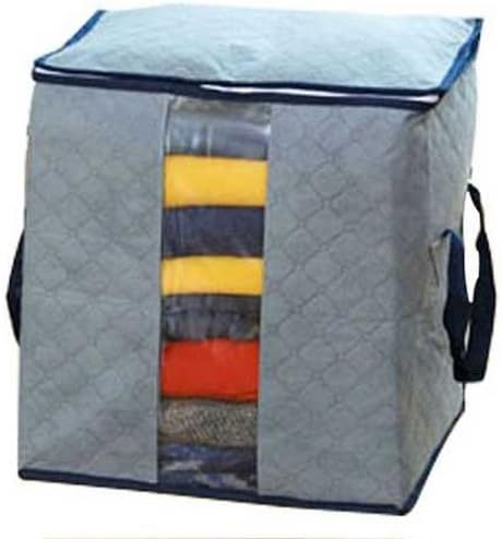 Bamboo Charcoal Clothing Storage Bag Dustproof Clothes Closet Debris Sorting Bag Box F155