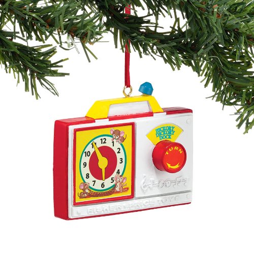 Department 56 Fisher Price Radio Clock Ornament, 2.8-Inch Department 56 Fisher Price Radio Clock Ornament, 2.8-Inch