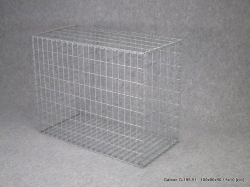 Gabione 100 x 80 x 50 cm, Maschenweite
