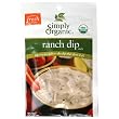 Simply Organic Ranch Dip Mix, 1.50 Ounce Packet (Pack of 24)
