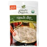 Simply Organic Dip Mix, Ranch, 1.5-Ounce Packets (Pack of 24)