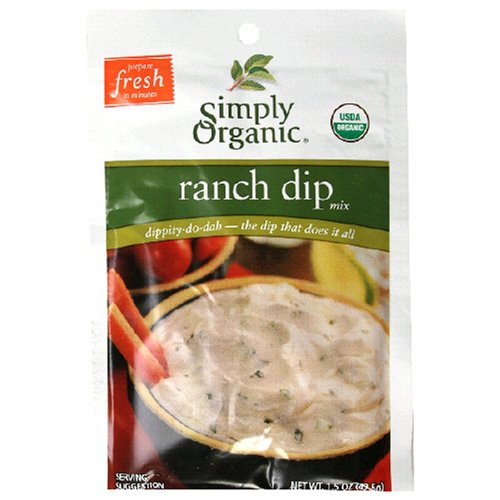 Simply Organic Dip Mix, Ranch, 1.5-Ounce Packets (Pack of 24) by Simply Organic