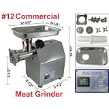 Brand New #12 Commercial Electric Meat Grinder Sausage Stuffer US by Sky Enterprise USA