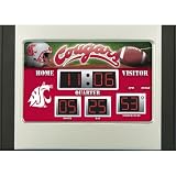 Washington State Cougars Scoreboard Desk Clock