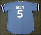 GEORGE BRETT Kansas City Royals 1985 Majestic Cooperstown Throwback Baseball Jersey